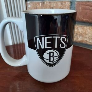 New Never Used Brooklyn Nets Ceramic Coffee Mug